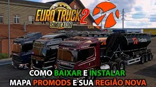 COMO BAIXAR E INSTALAR O MAPA PROMODS COM REGI&Atilde;O NOVA DE MAGHREB (EURO TRUCK SIMULATOR 2)