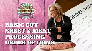 Basic Cut Sheet and Meat Processing Order Options | Blondies Butcher Shop