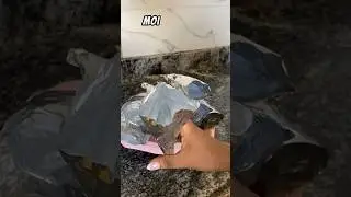 How to make your own Moi moi Pouches using Aluminum foil. #moimoi #shorts #food #foil #shortreels