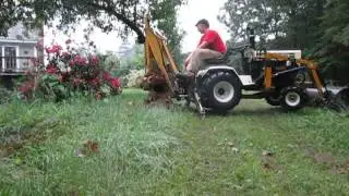 Bolens HT23 with Rebuilt Brantly Backhoe Operating