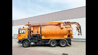 MAN 27.414 DFC 6x4 BB, Assmann Saug-/Sp&uuml;lwagen ca. 14m&sup3;, Wasserr&uuml;ckgewinnung, Funk