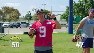 QB Challenge: Chargers vs. Saints The Finale | LA Chargers