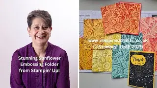 Sunflower Embossed Cards