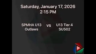 SPMHA U13 Outlaws vs. U13 Tier 4 SU502