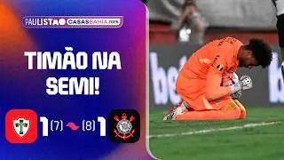 PORTUGUESA 1 (7) X (8) 1 CORINTHIANS | MELHORES MOMENTOS | QUARTAS DE FINAL | PAULIST&Atilde;O CASAS BAHIA