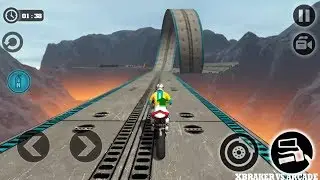 Impossible Moto Bike Tracks 3D: High Speed Driving Simulator Stunts Map - Android GamePlay 2017