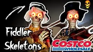 FIDDLER SKELETONS Unboxing & Review! Costco Halloween 💀