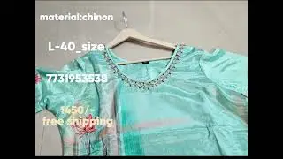 Chinon 3pcs&georgette frocks#7731953538