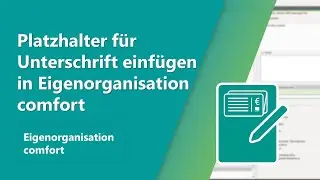 Rechnungsmuster - Platzhalter f&uuml;r Unterschrift einf&uuml;gen in Eigenorganisation comfort