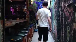 Secret alley from Rambuttri to Khaosan