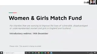 Women and Girls Match Fund 2022: Introduction Webinar