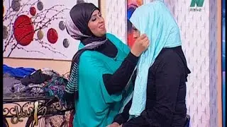 خبيرة التجميل ولفات الطرح فرح اسامة و احدث لفات الحجاب 2016 ..برنامج دانتيل