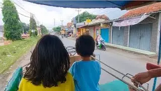 NAIK KUDA DELMAN DI RUMAH NENEK CIREBON #kuda #kudadelman 