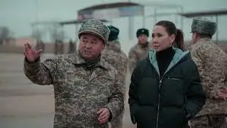 Помощник министра обороны Айгуль Тулембаева @tulembayeva и блоггер @DinaraSatzhan посетили Отар
