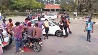 PANJAB UNIVERSITY CHD HOLI
