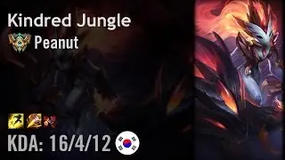 Kindred Jungle vs Elise - Peanut - KR Challenger Path 6.4