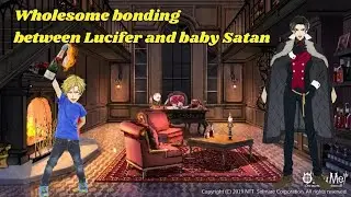 Just some wholesome bonding between Lucifer and baby Satan // Obey Me! texting story