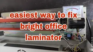 How to repair bright office laminator, issue roller fails l easiest way to fix laminator.