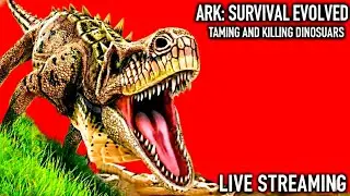 Ark survival evolved Tameing and killing dinosours #Shortsfeed #shorts #Ark #Youtubeshorts #Trending
