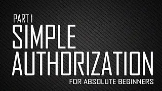PHP - MySQL Database Management | Authorization System for Absolute Beginners Part 1