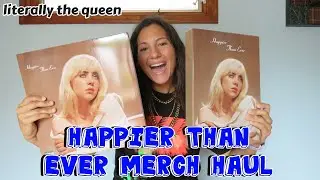 Billie Eilish Merch haul 2021