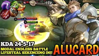 Build Top Global Alucard! LIFESTEAL Kencang Damage Sakit! - Mobile Legends