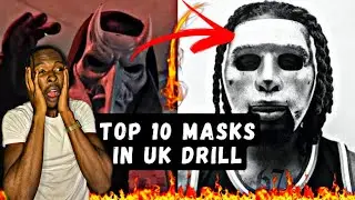 TOP 10 MASKS IN UK DRILL | AMERICAN REACTS TO UK DRILL