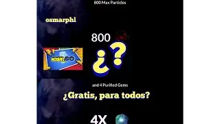 800 PARTICULAS MAX Y 4 GEMAS PURIFICADAS GRATIS PARA TODOS EN POKEMON GO ?