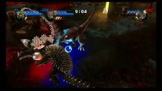 Godzilla Unleashed | Anguirus and Baragon vs Spacegodzilla