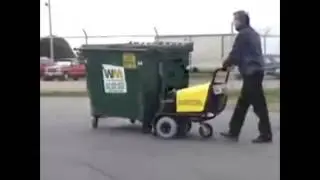 Dumpster Mover moves waste and trash containers