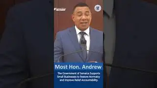Prime Minister Andrew Holness Setting the record straight on aid distribution. 