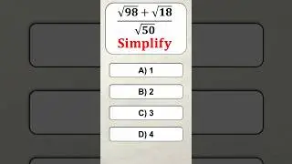 99% CANNOT Simplify This Expression... Can you? | Think Math #shorts