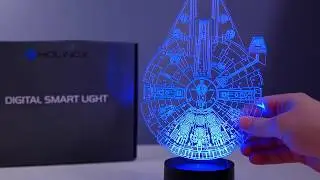 Millennium Falcon Star Wars Lighting Gadget Lamp Decor Awesome Gift  by Holinox