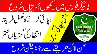 Pakistan Tiger Force Registration - Tiger Force Online Apply