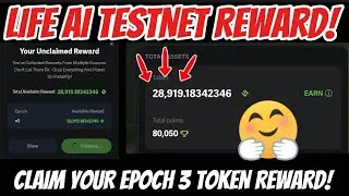 LIFE AI TESTNET EPOCH 3 REWARD! CLAIM NA KAYO!