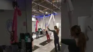 Aerial Hammock Yoga class  September 18, 2025