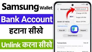 Samsung wallet se bank account kaise remove kren Full HD 1080p MEDIUM FR30