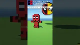 Deadpool & Wolverine Plushies ⚔ Minecraft Builds! ;)
