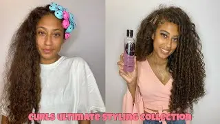 Коллекция средств для укладки CURLS Ultimate | Волшебные бигуди Spoolies с использованием геля!!