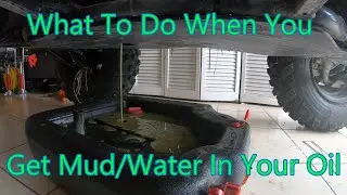 What to do when you get mud/water in your atv's oil (Arctic cat/tracker/textron)