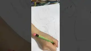 Drawing a bird for my kids #Art#painting#bird#Totem