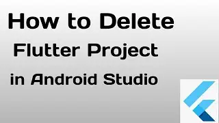 How to delete flutter project in android studio |Flutter Tutorial |IT Project | Shreya's Stuff