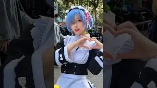 Kawaii rem cosplay video #cosplay #cosplaygirl #cosplayanime #viral  #cosplayvideo #shorts