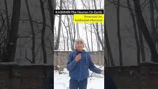 Короткое видео о красоте и живописных видах Кашмира во время свежего снегопада.