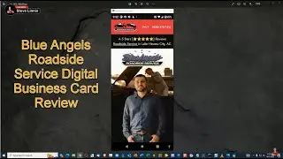 Custom Digital Business Card Review - Roadside Services.