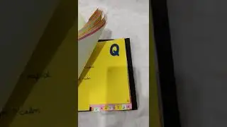 Hand made word dictionary for school project.