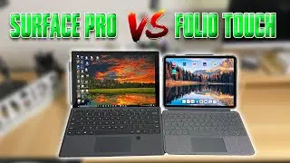 SURFACE PRO VS FOLIO TOUCH | Keyboard And Trackpad Comparison Review