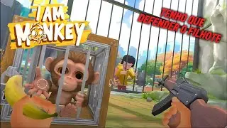 Os visitantes atacaram meu filhote no zoológico - I am monkey VR