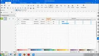 TUTORIAL EDRAW MAX  .- DIAGRAMA DE GANTT