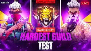 🛑 GUILD TEST 1VS2 👽| FREE FIRE LIVE GUILD TESTING | GUILD TEST LIVE | FF LIVE GUILD TEST